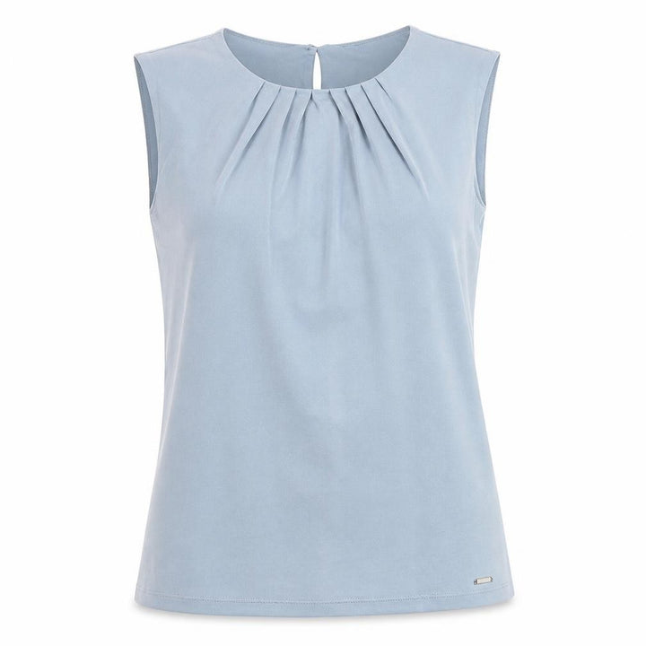 Calvin Klein Women's Blue Sleeveless Top, Size S
