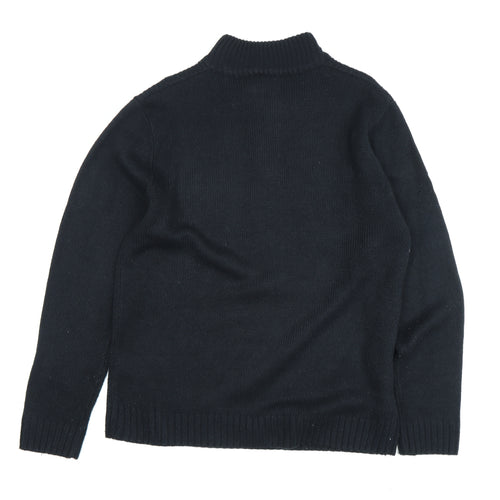 Pierre Cardin Men's Black Full Zip Jumper XL
