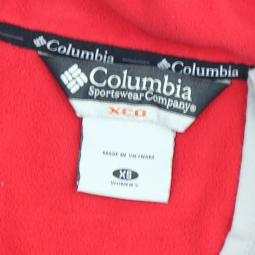 Columbia Kids Red Colourblock XL Fleece Sweatshirt