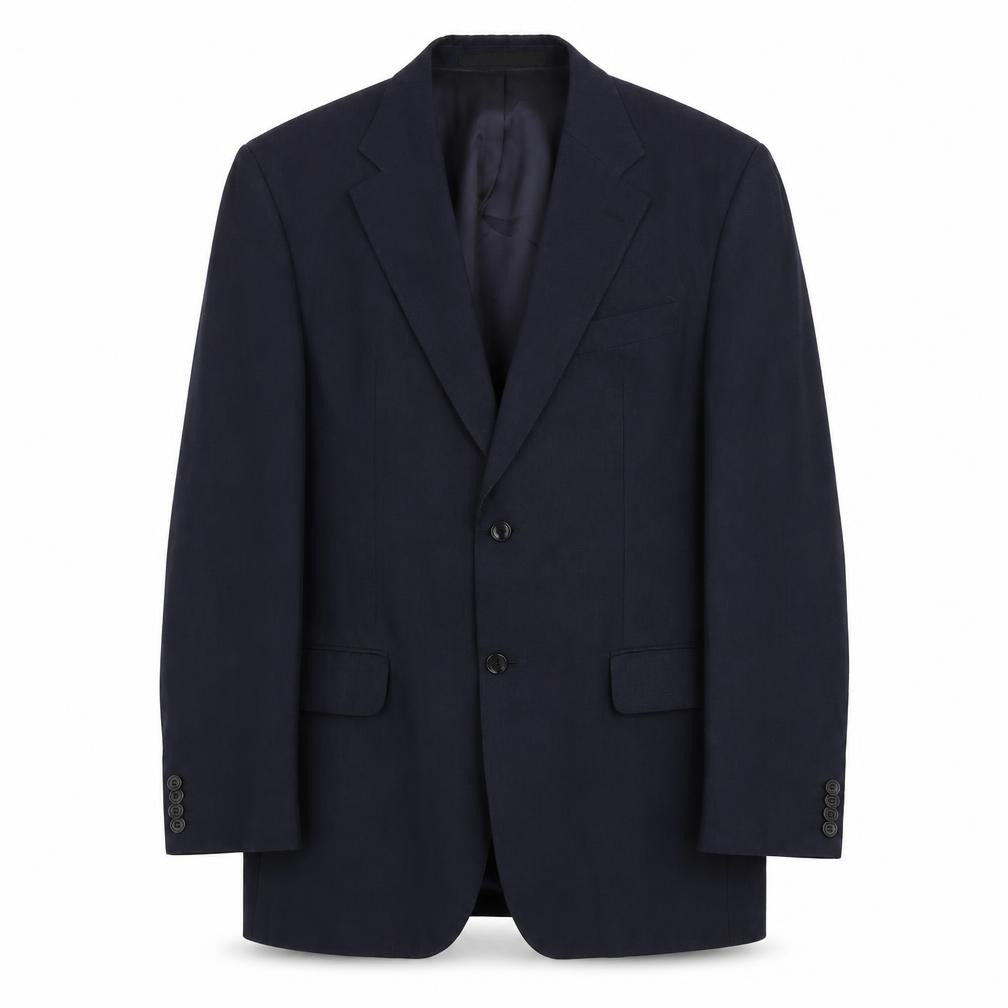Front view of Feraud Men's Blue Blazer, size 50, Regular Fit