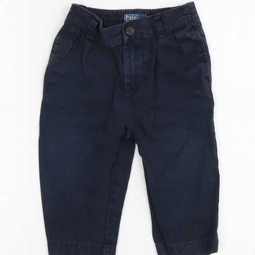 Polo by Ralph Lauren Unisex Baby Blue Khakis Trousers 12M