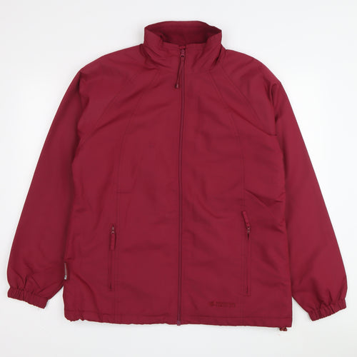 Mountain Essentials Women's Red Jacket, Size 10, Lightweight Casual