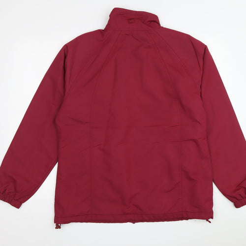 Mountain Essentials Women's Red Jacket, Size 10, Lightweight Casual