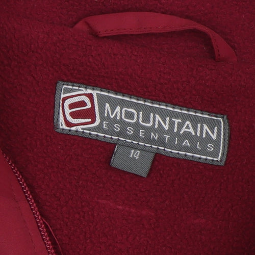 Mountain Essentials Women's Red Jacket, Size 10, Lightweight Casual
