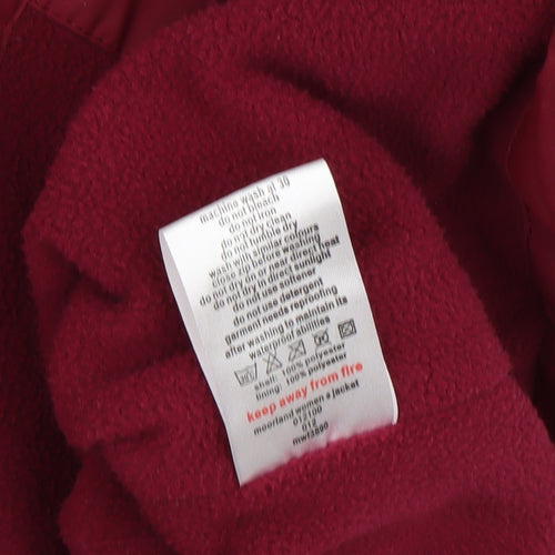 Mountain Essentials Women's Red Jacket, Size 10, Lightweight Casual