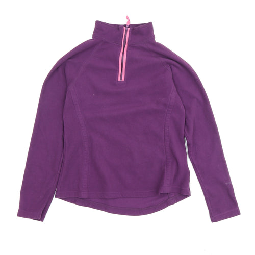 Peter Storm Women's Purple Fleece Pullover Sweatshirt