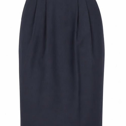 Viyella Women's Blue Pencil Skirt Knee Length Size 10