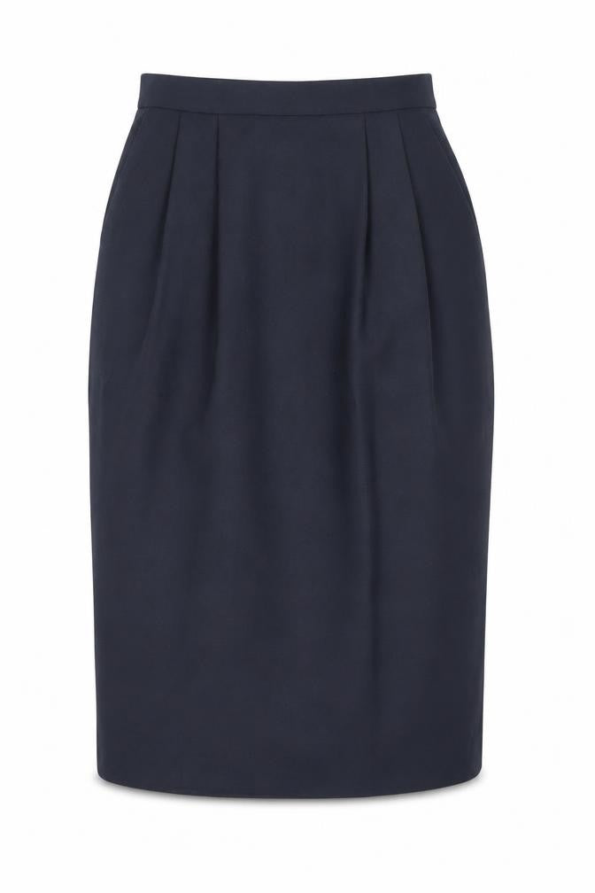 Viyella Women's Blue Pencil Skirt Knee Length Size 10