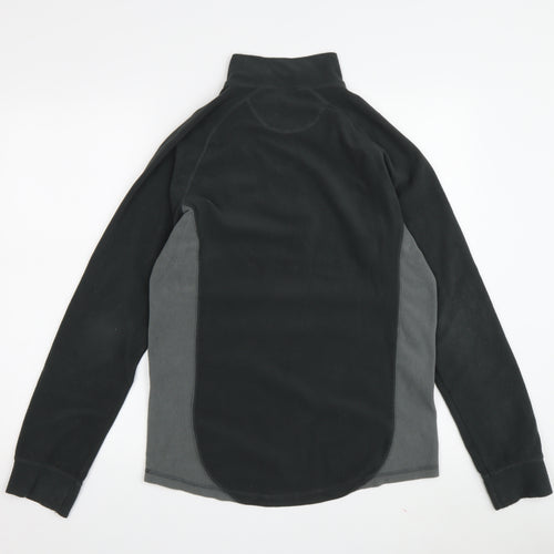 Trespass Men's Black Fleece 1/4 Zip Sweatshirt M