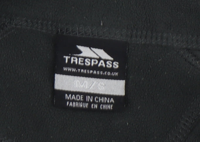 Trespass Men's Black Fleece 1/4 Zip Sweatshirt M