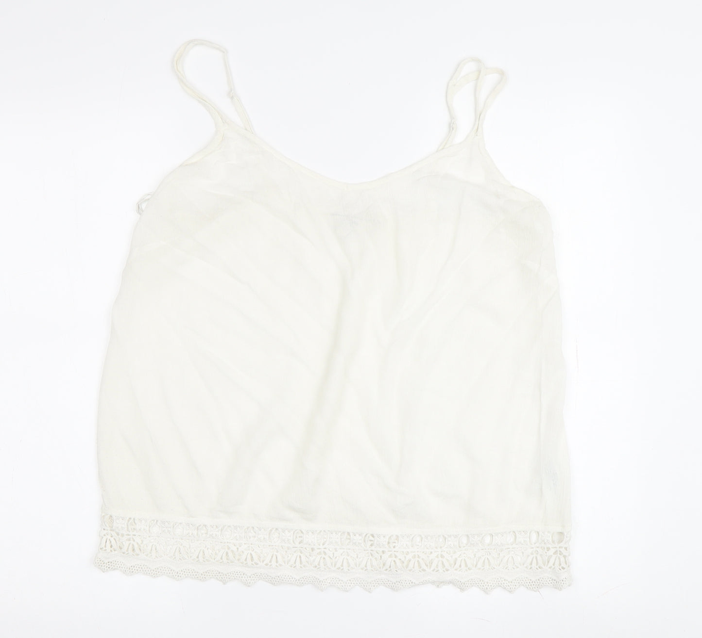 FatFace Women’s Ivory Camisole Tank Top Size 10