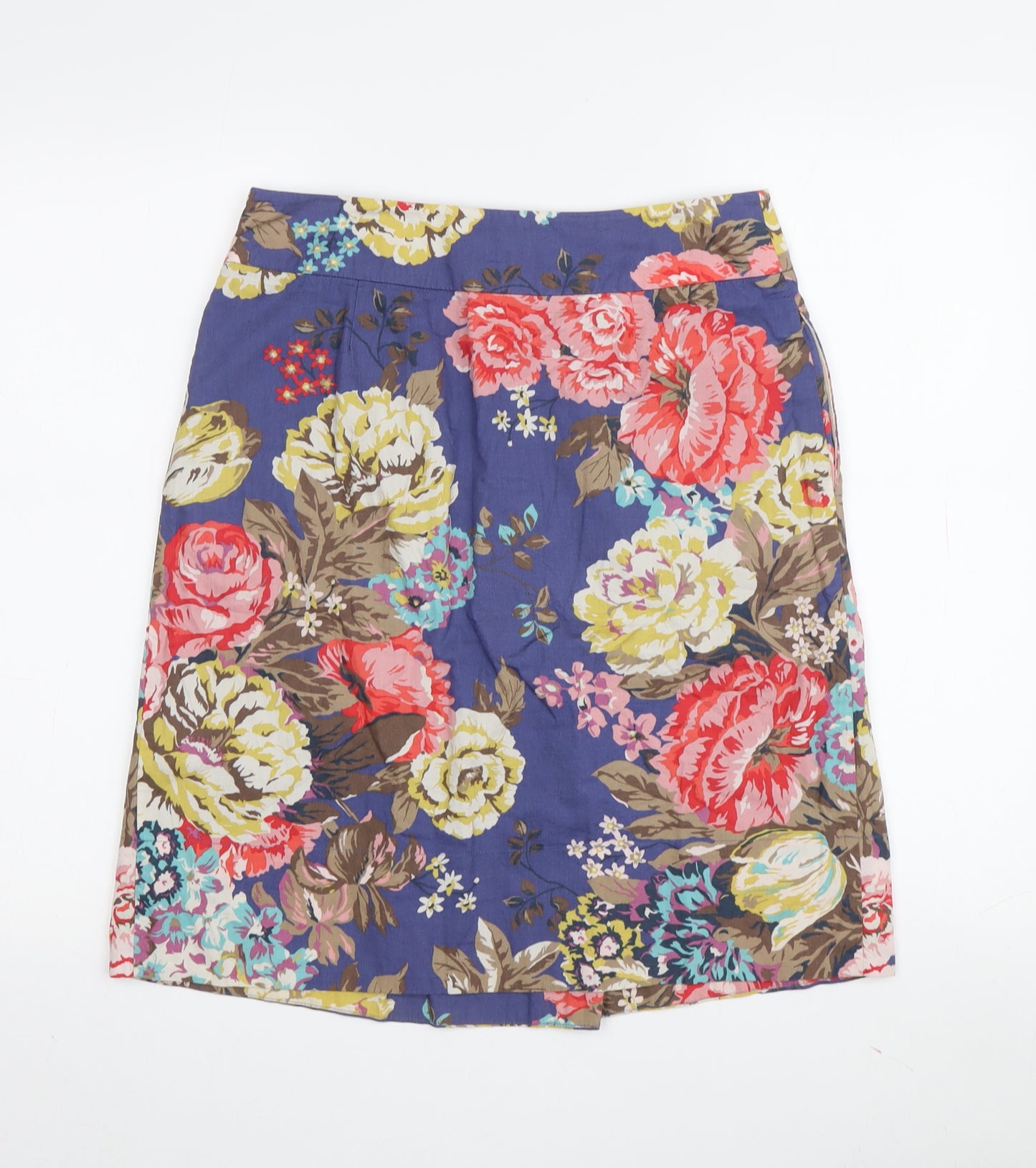 Joules Women's Multicoloured Floral A-Line Skirt Size 8