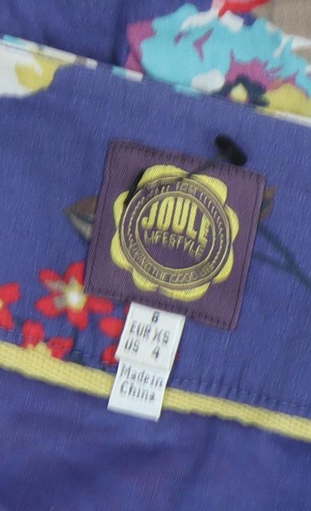 Joules Women's Multicoloured Floral A-Line Skirt Size 8