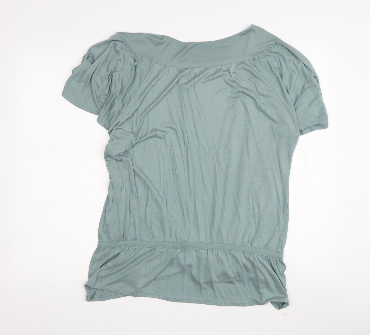 Ted Baker Women's Green Cropped Blouse Size 16