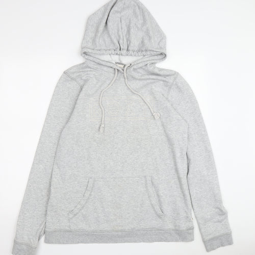 Roxy Women's Grey Pullover Hoodie Medium