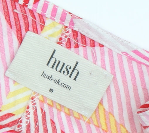 Hush Women's Multicoloured Geometric Tank Dress Size 10