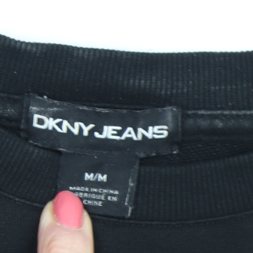 DKNY Women's Black Pullover Sweatshirt M