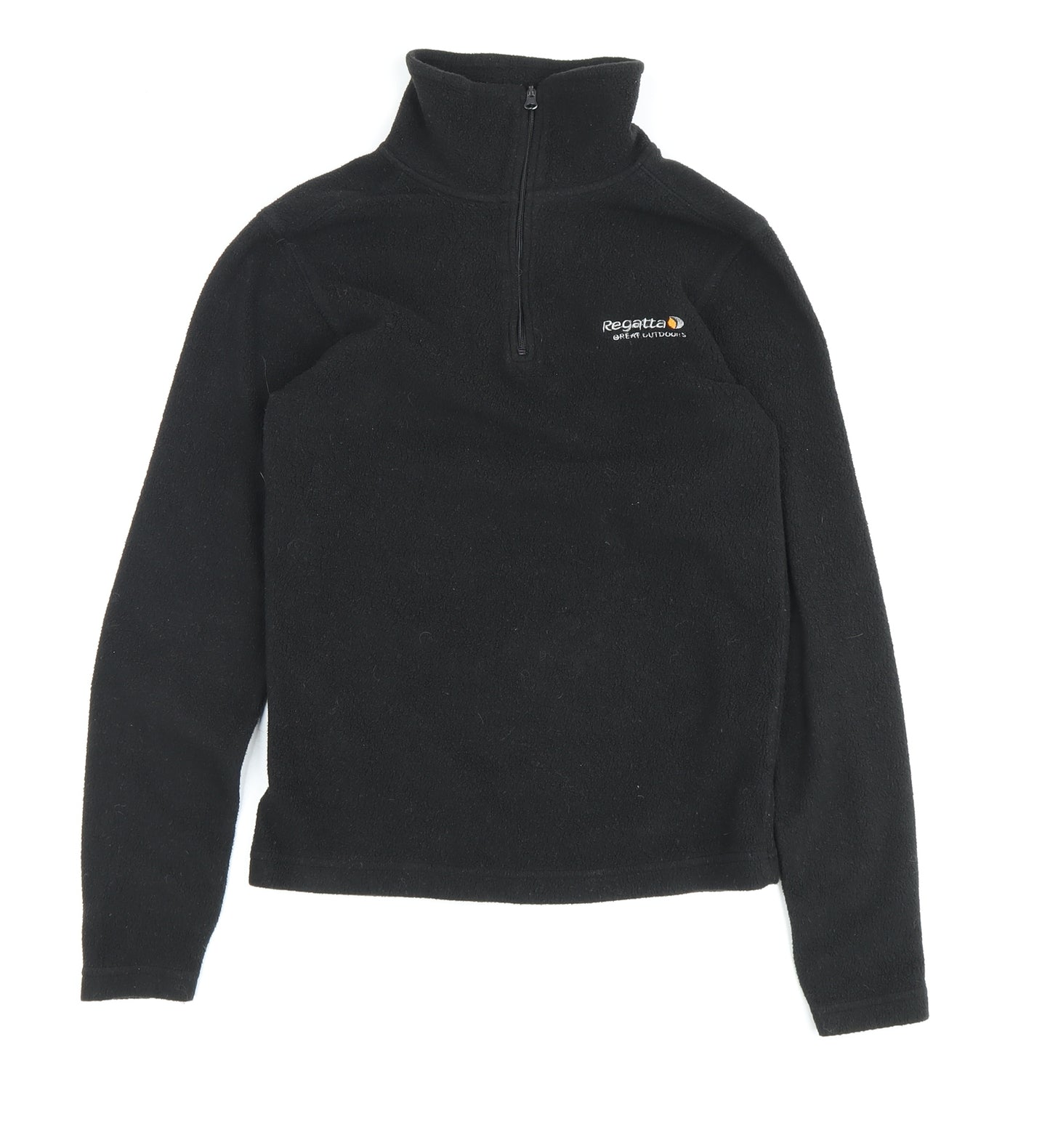 Regatta Boys Black Fleece Half-Zip Sweatshirt Size 6