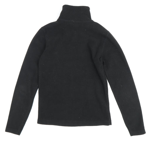 Regatta Boys Black Fleece Half-Zip Sweatshirt Size 6