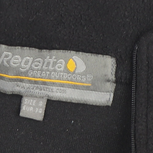 Regatta Boys Black Fleece Half-Zip Sweatshirt Size 6