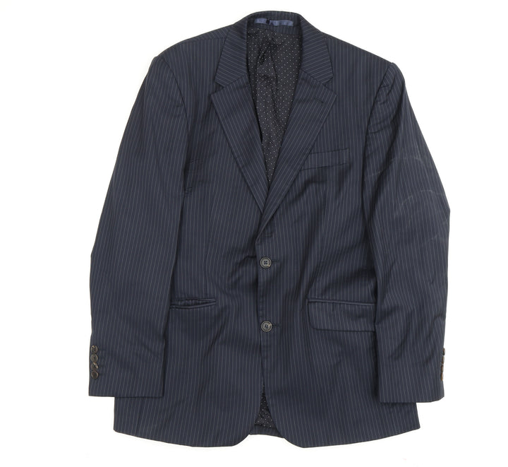 Jasper Conran Men's Blue Striped Suit Jacket 38R