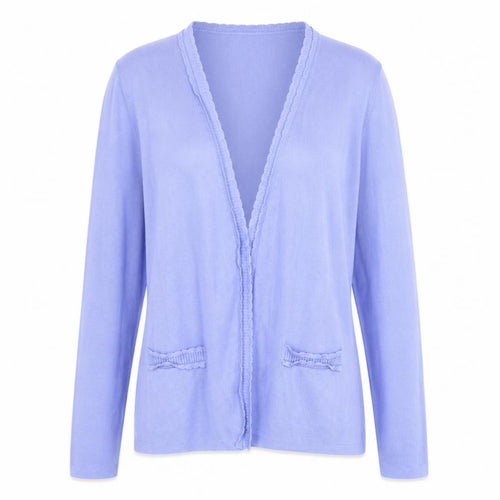 Eastex Women's Purple V-Neck Cardigan Size 10
