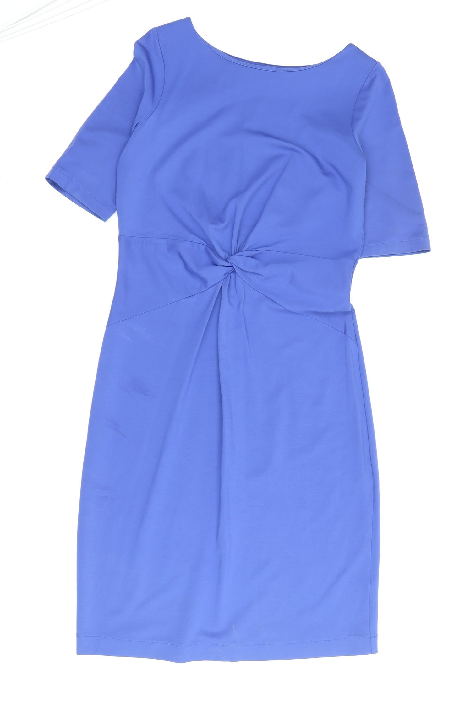 Jigsaw Women's Blue Sheath Dress, Size S, Half Sleeve