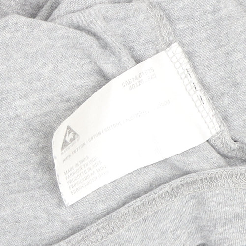 Le Coq Sportif Men's Grey Sleeveless Cotton T-Shirt L