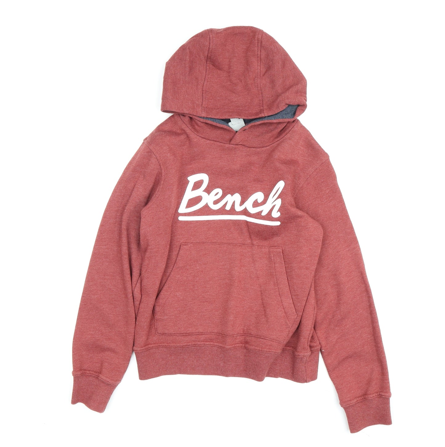 Bench Boys Red Pullover Hoodie, Size 9-10 Years, Casual Wear