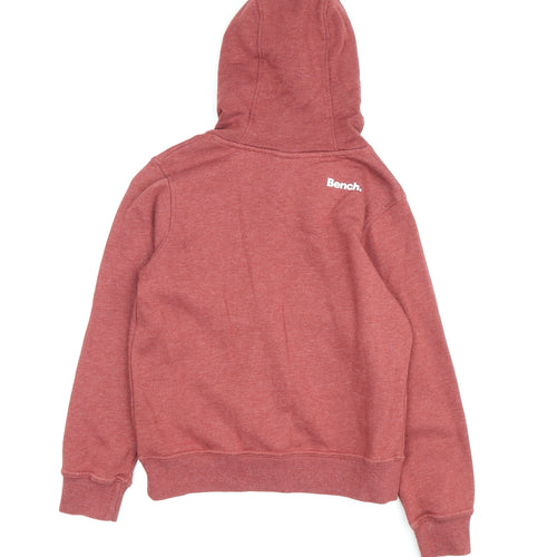 Bench Boys Red Pullover Hoodie, Size 9-10 Years, Casual Wear