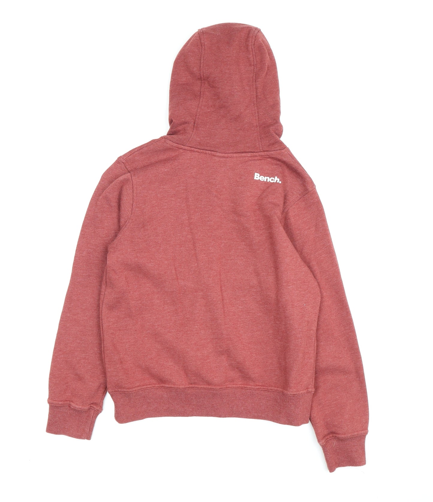 Bench Boys Red Pullover Hoodie, Size 9-10 Years, Casual Wear