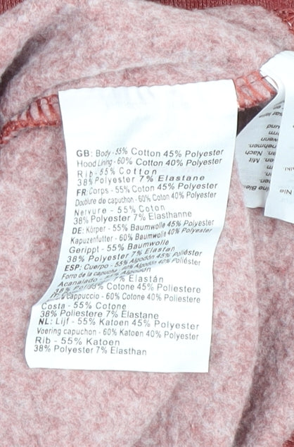 Bench Boys Red Pullover Hoodie, Size 9-10 Years, Casual Wear