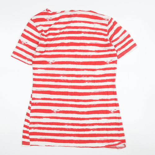 Long Tall Sally Women's Striped Multicoloured T-Shirt XS