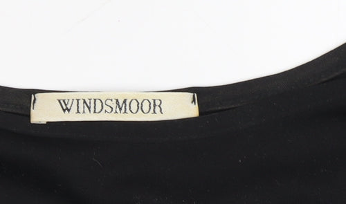 Windsmoor Women's Black Size 14 Sleeveless Slip Dress
