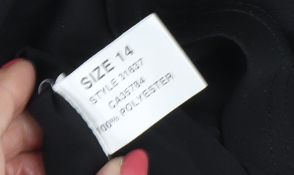 Windsmoor Women's Black Size 14 Sleeveless Slip Dress