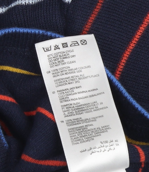 Jasper Conran Boys Multicoloured Striped Collared Jumper