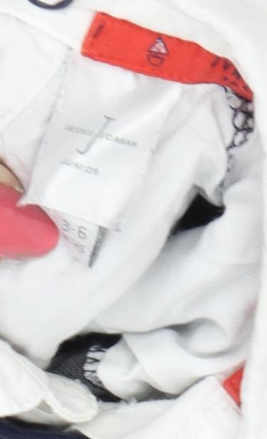 Jasper Conran Boys Multicoloured Striped Collared Jumper