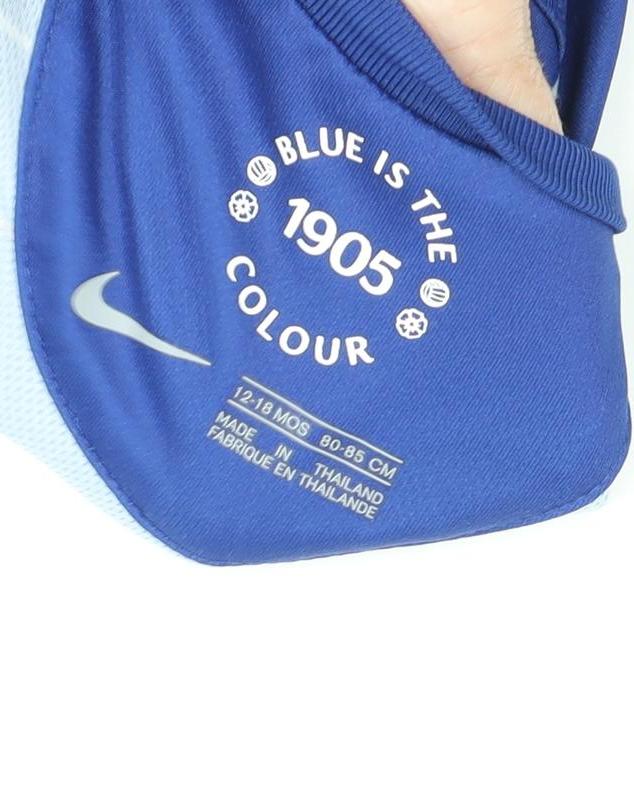 Nike Football Blue Jersey T-Shirt, Unisex 12-18 Months