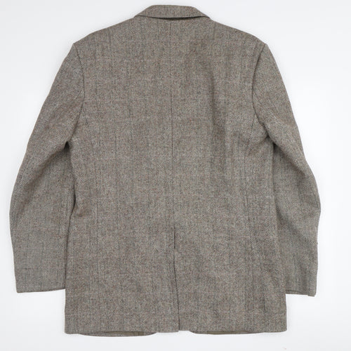 Centaur Men's Brown Tweed Blazer, Size 40 Regular