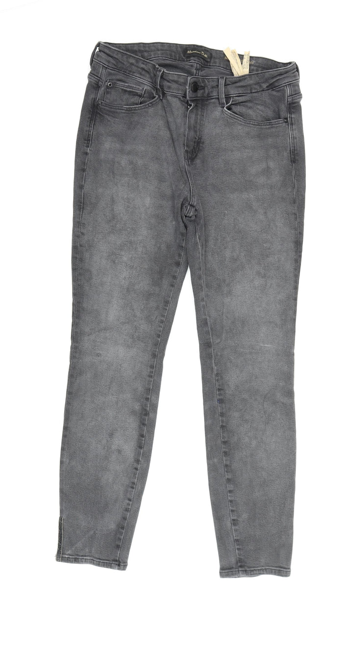 Massimo Dutti Women’s Grey Skinny Jeans Size 14
