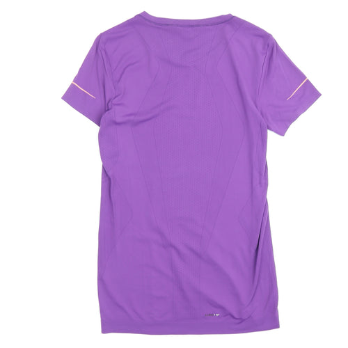 Adidas Women's Purple Short Sleeve Athletic T-Shirt