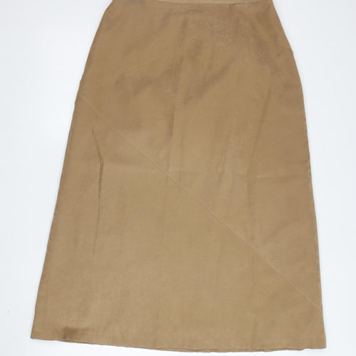 Windsmoor Women's Beige Midi Pencil Skirt Size 14