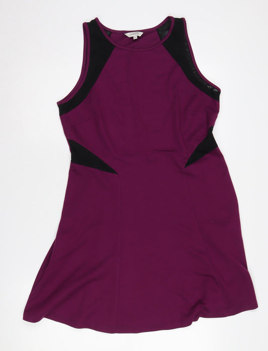 Marks and Spencer Women's Purple A-Line Dress Size 16