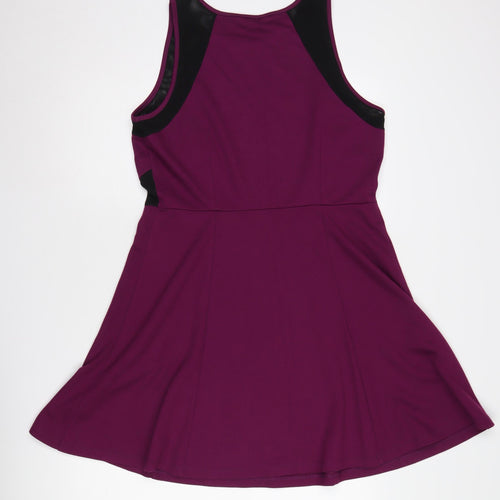 Marks and Spencer Women's Purple A-Line Dress Size 16