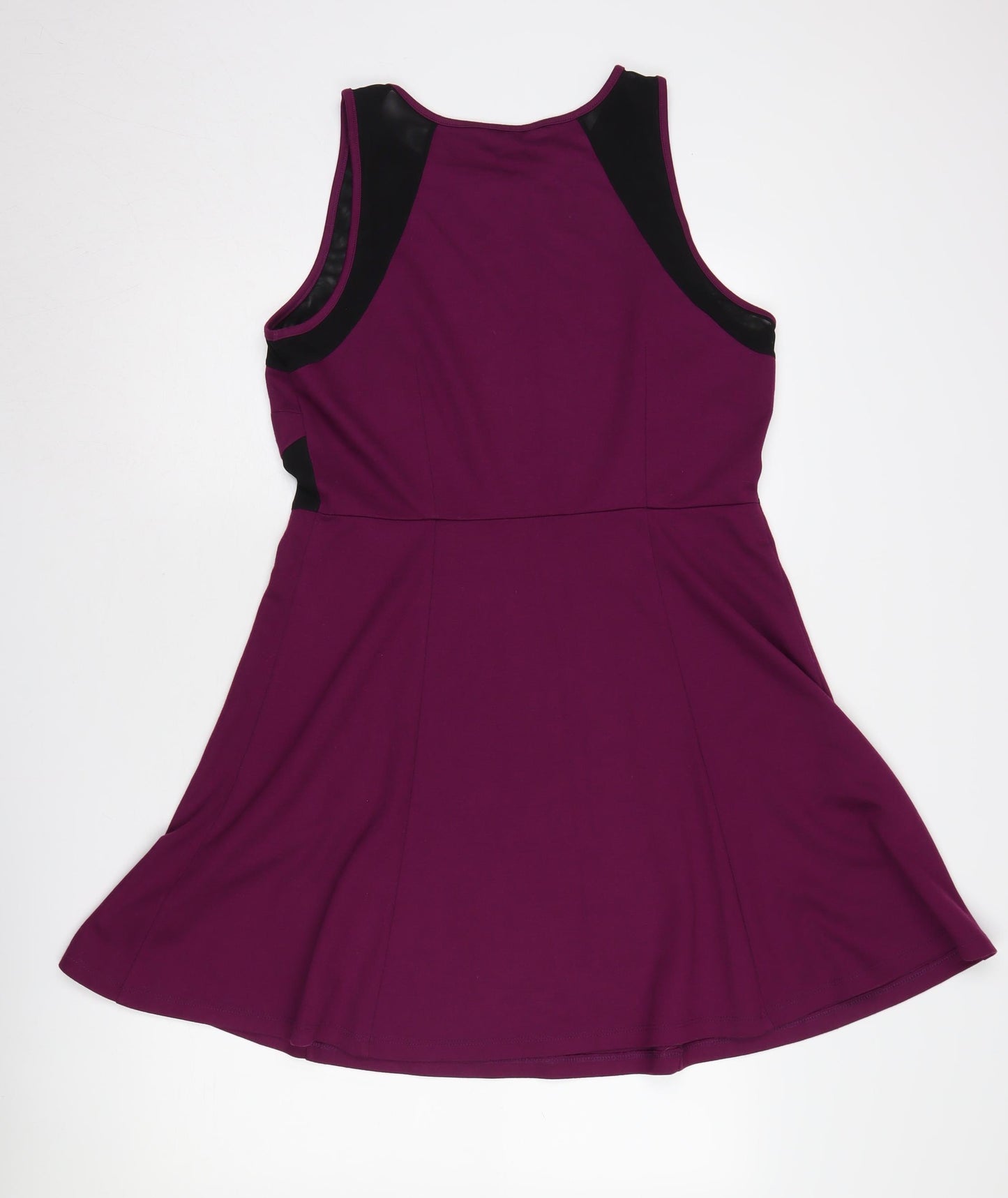 Marks and Spencer Women's Purple A-Line Dress Size 16