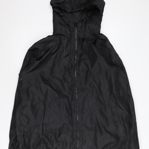 Outdoor Sportswear Men's Black Hooded Windbreaker M