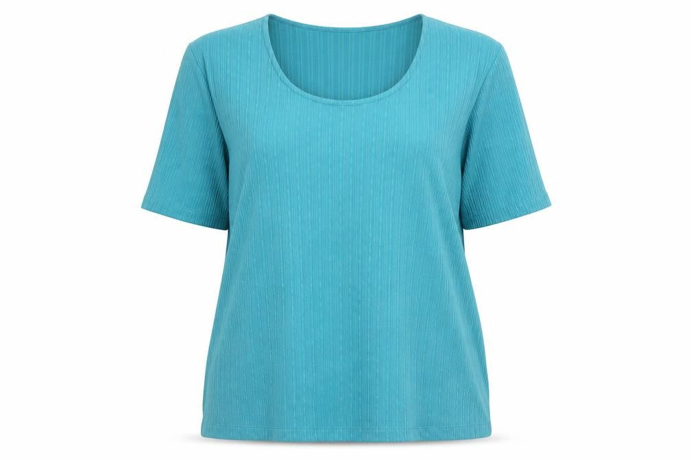 Eastex Women's Blue Knit T-Shirt Size 14