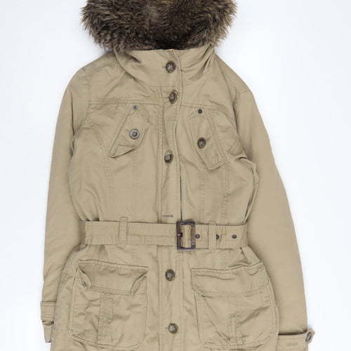 Esprit Women's Beige Parka Jacket, Size 10, Casual Wear