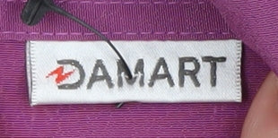 Damart Women's Purple Ruffle Blouse UK Size 18