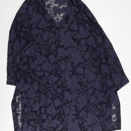 Windsmoor Women's Blue Floral Shirt Dress Size 16